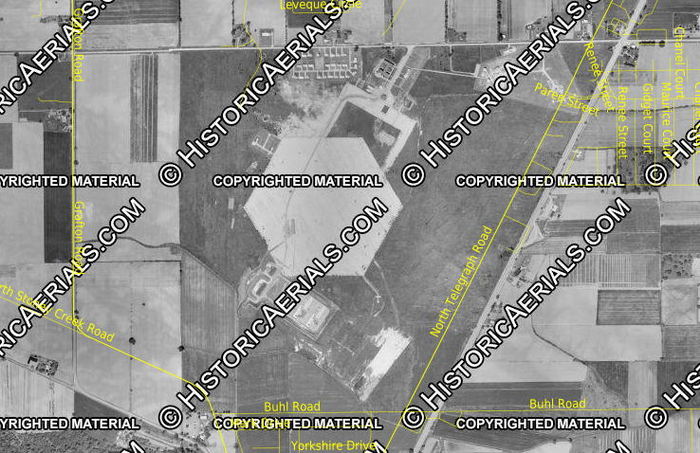 Nike Missile Site D-58 - Carleton - 1964 Aerial Photo